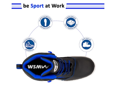 Foto 6 | Botas de Trabajo WSM Star-MT color Negro para Hombre