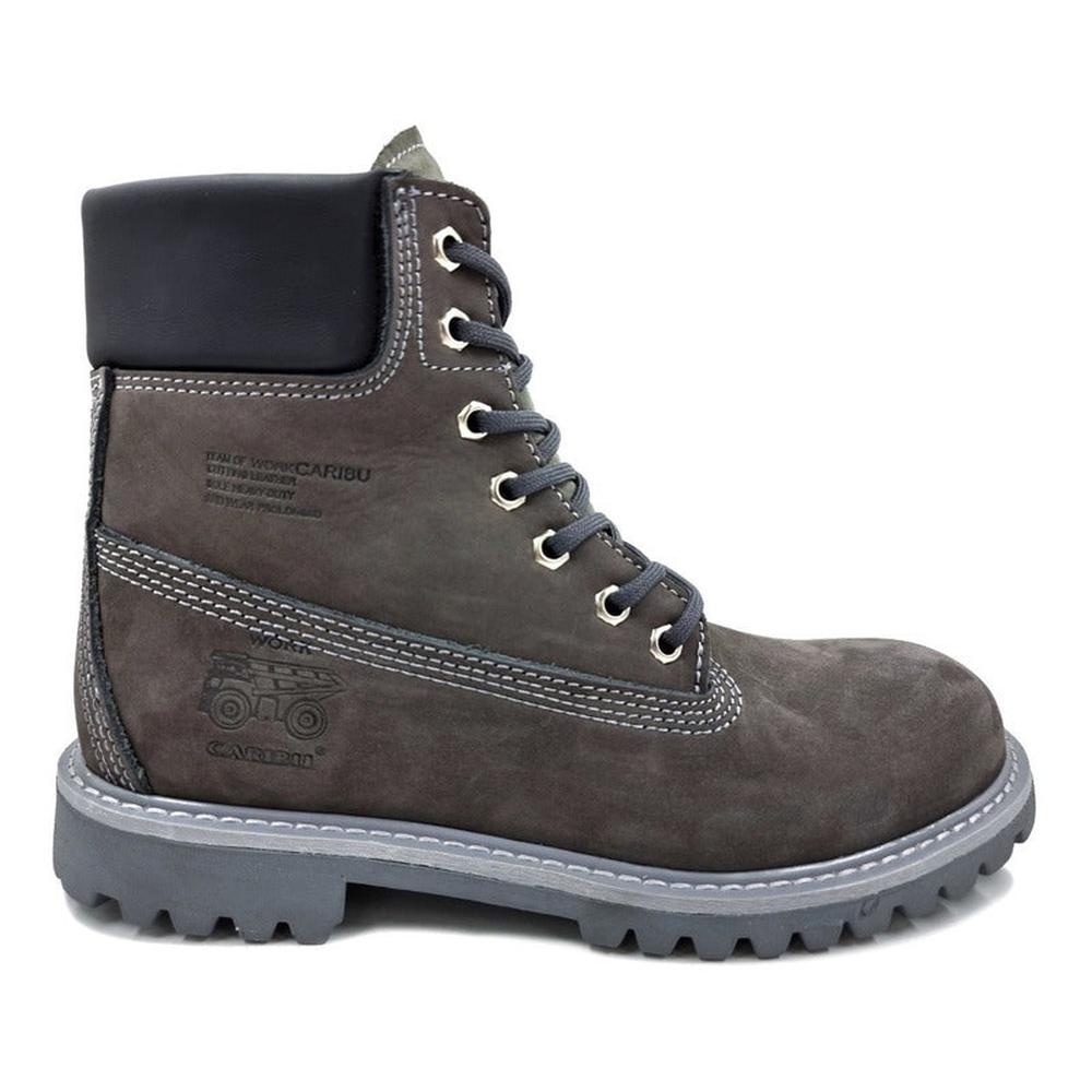 Foto 2 pulgar | Bota Caribu 784 Nobuck Gris De Montaña-hombre Gris