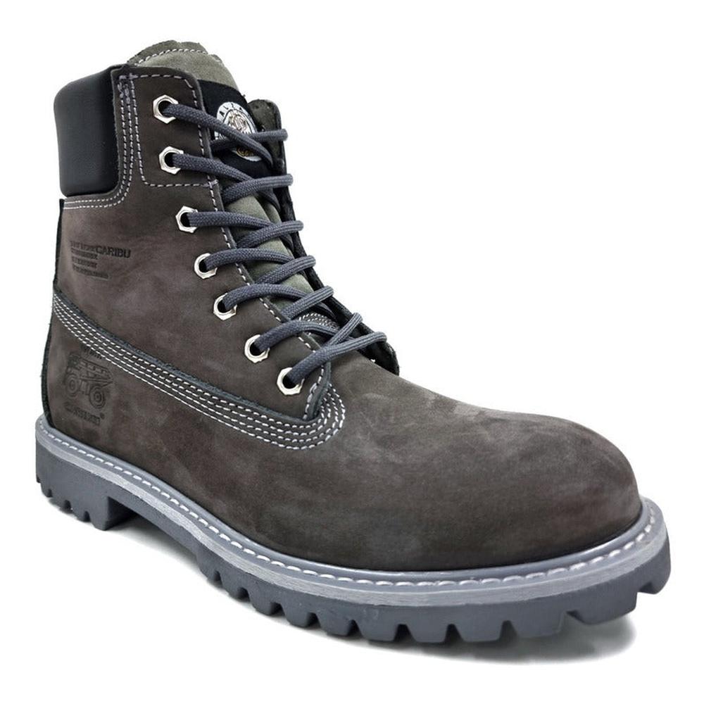 Foto 7 pulgar | Bota Caribu 784 Nobuck Gris De Montaña-hombre Gris