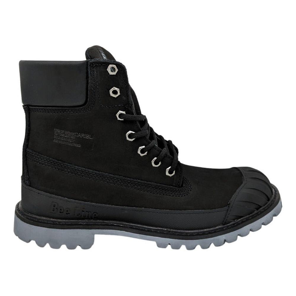 Foto 2 pulgar | Botas Hombre Caribu 784-p Piel Nobuck Montaña Trabajo Casual Color Negro