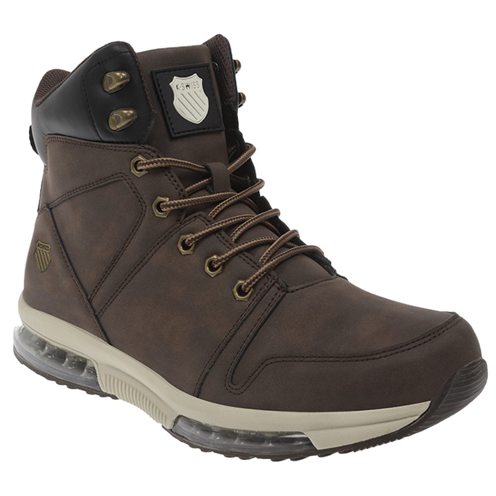 Foto 2 pulgar | Botas K-Swiss Midwick color Café para Hombre