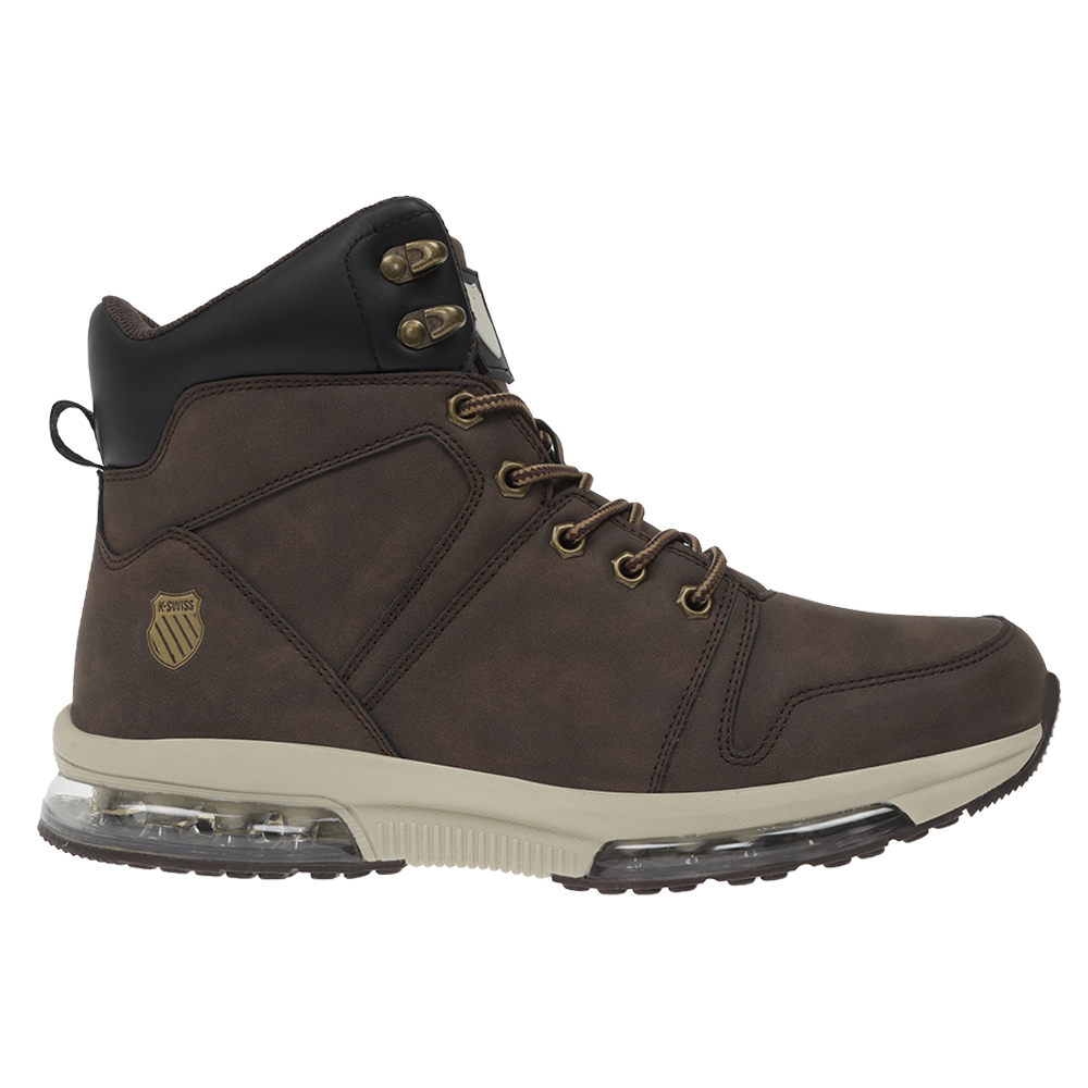 Foto 3 pulgar | Botas K-Swiss Midwick color Café para Hombre