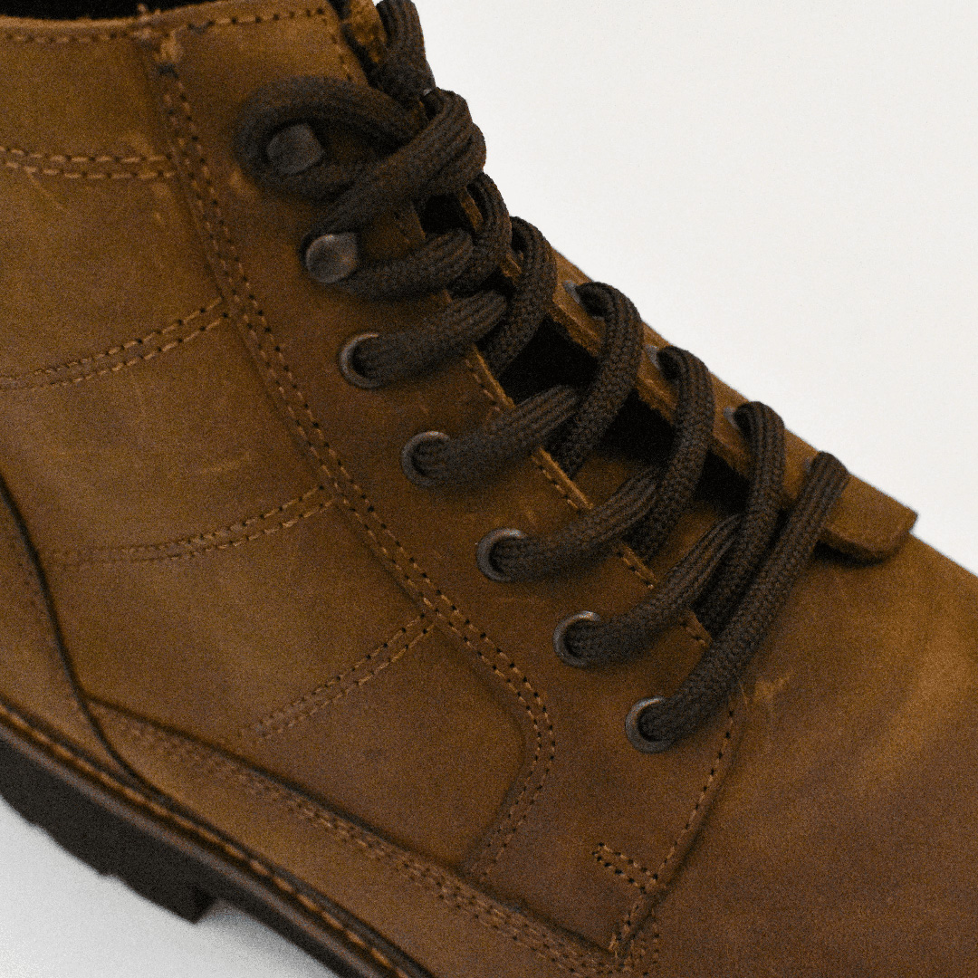 Foto 3 pulgar | Bota Casual Benissimo 6501 Café para Hombre