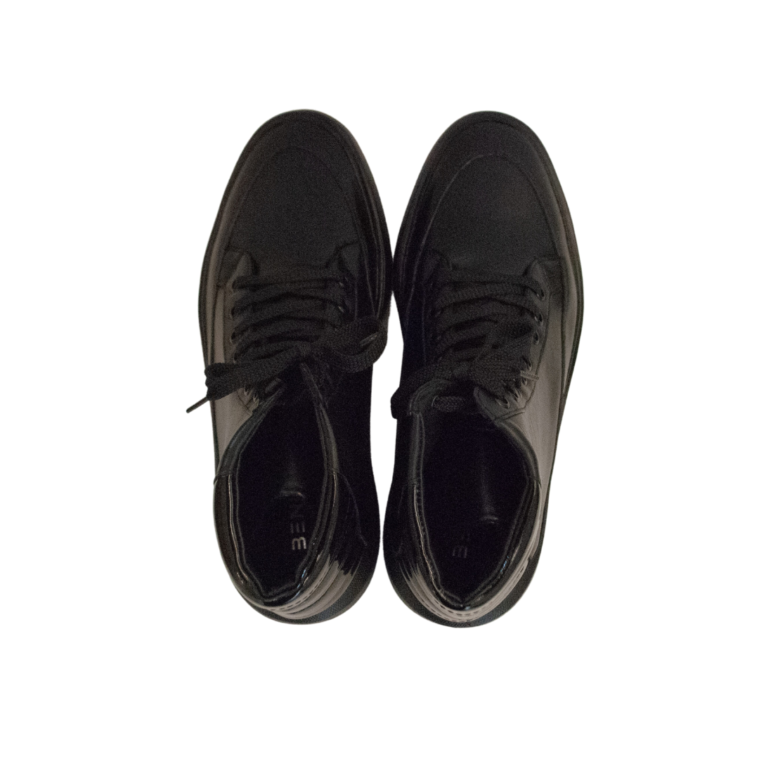 Foto 3 pulgar | Bota Casual de Piel Benissimo 33503 Negra para Hombre