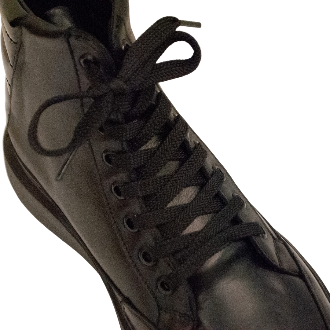 Foto 4 pulgar | Bota Casual de Piel Benissimo 33503 Negra para Hombre