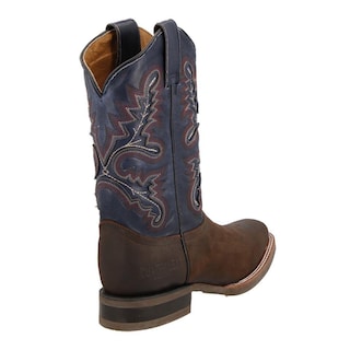 Foto 2 | Botas Cuatralba color Marrón de Piel Vaqueras Cómodas Ajustables Casuales Resistentes