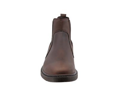 Foto 3 | Botín Chelsea de Piel Swissbrand Uster 453 Cafés para Hombre
