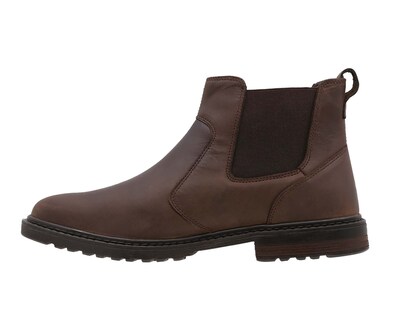 Foto 4 | Botín Chelsea de Piel Swissbrand Uster 453 Cafés para Hombre