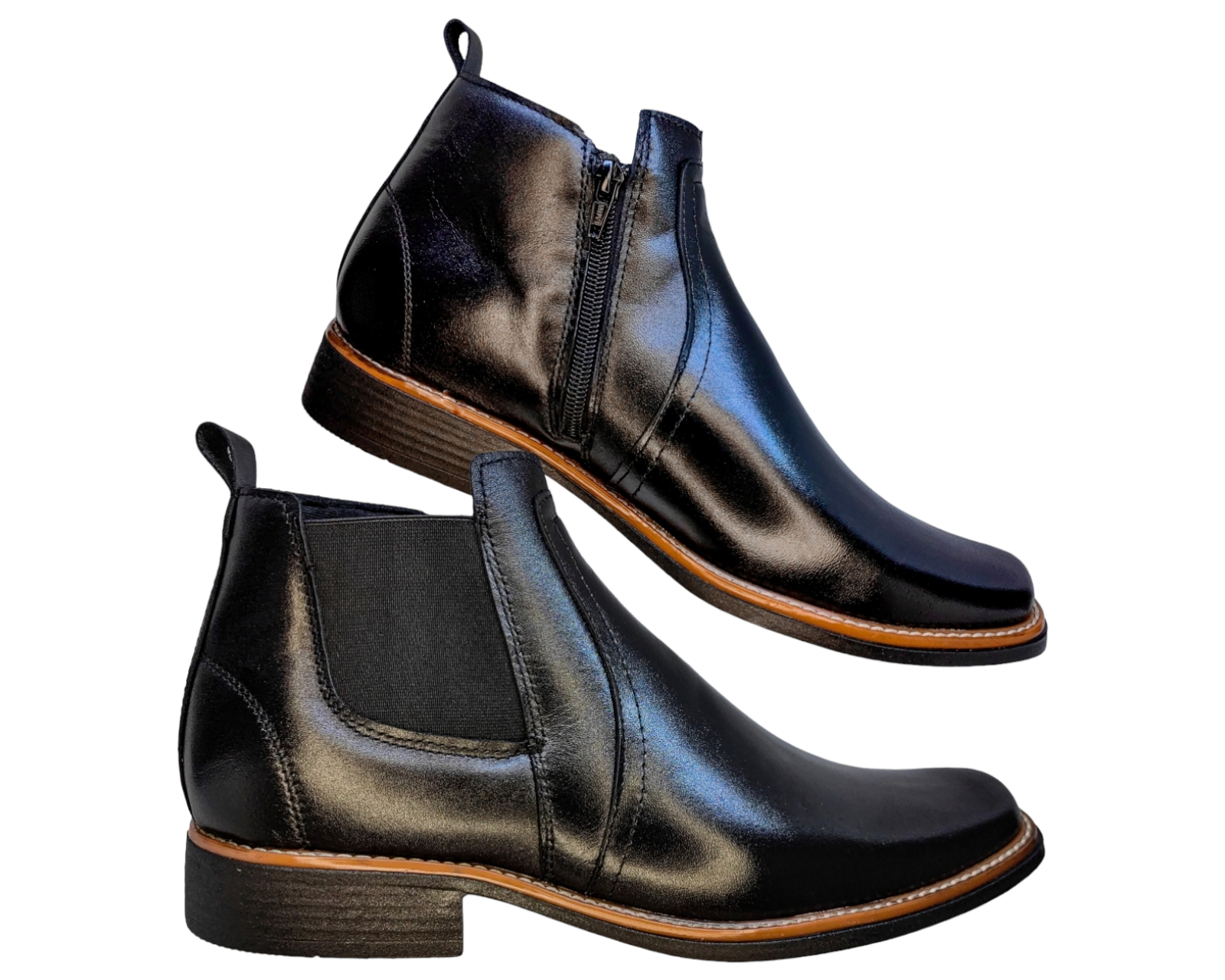 Foto 1 | Botines Enco Footwear Negros para Hombre