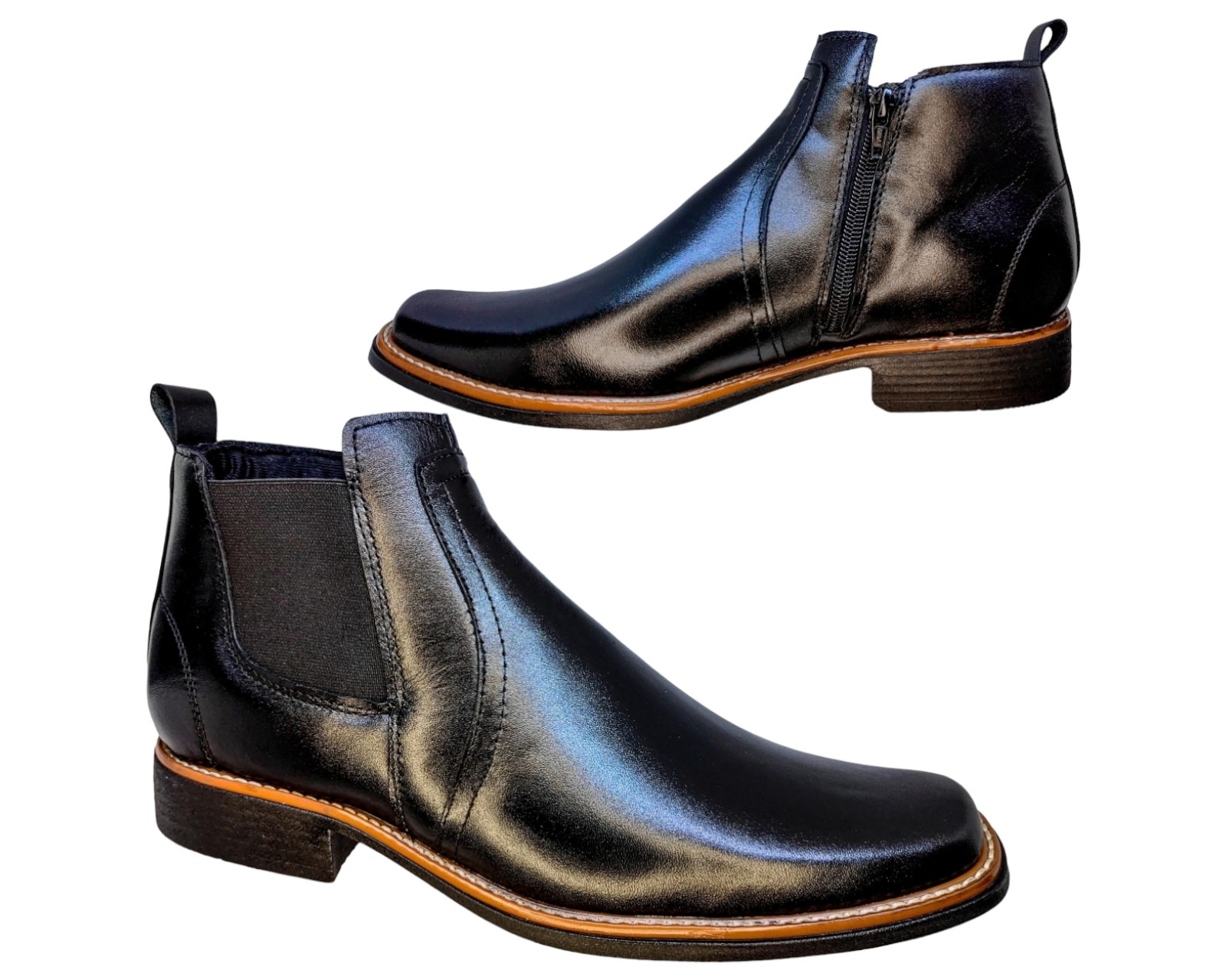 Foto 2 | Botines Enco Footwear Negros para Hombre