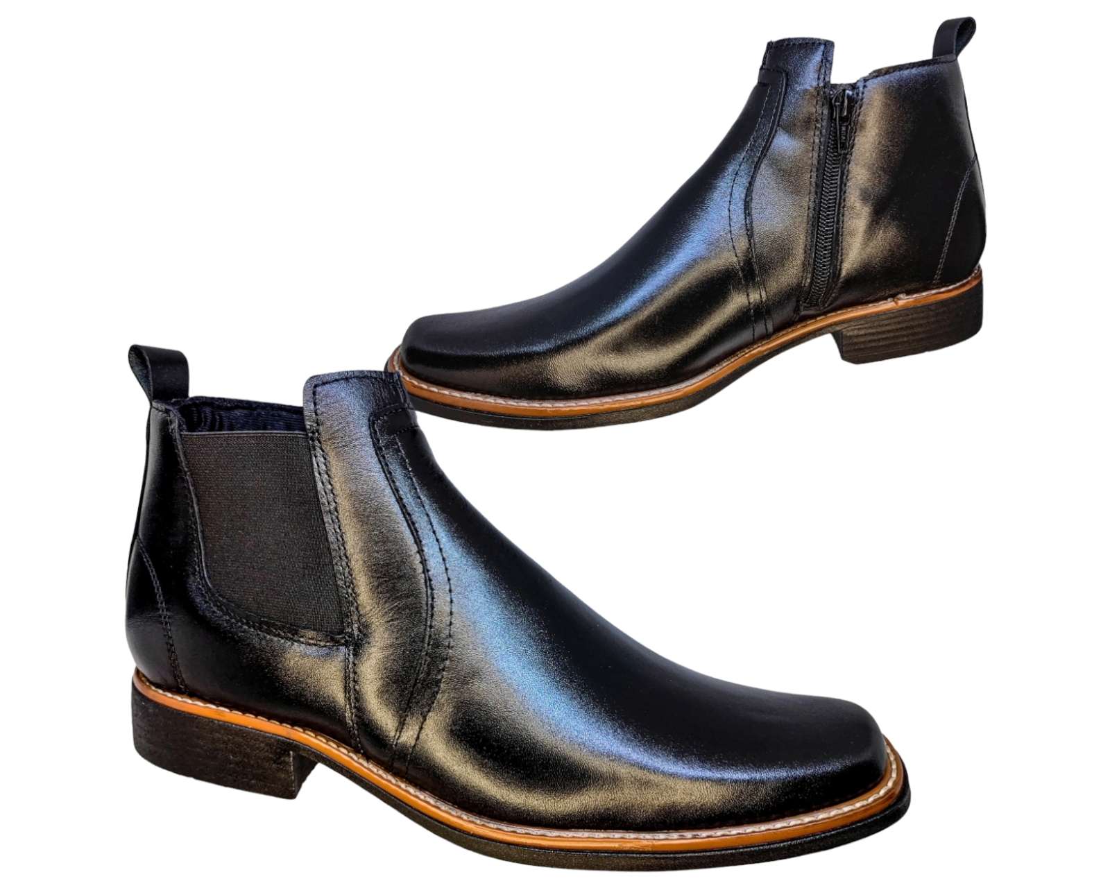 Foto 4 | Botines Enco Footwear Negros para Hombre