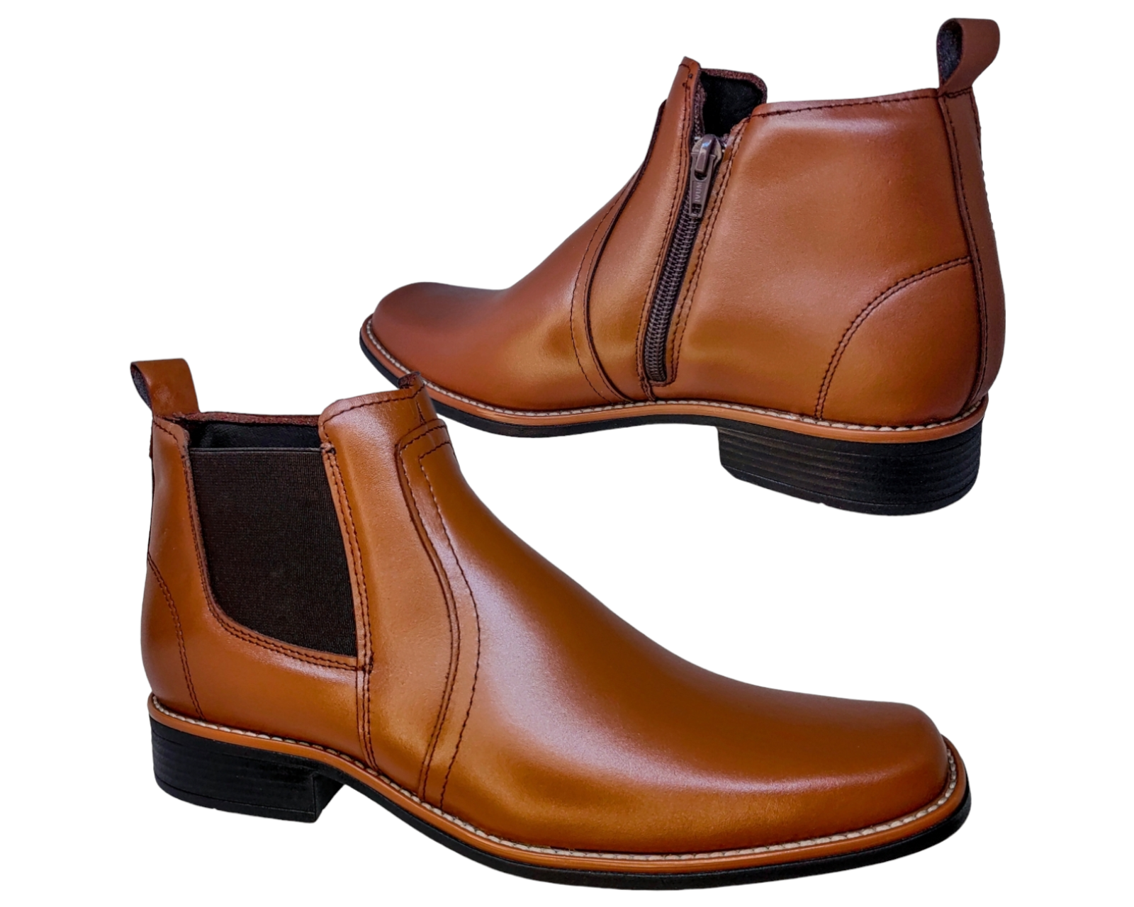 Foto 4 | Botines Enco Footwear Cafés para Hombre