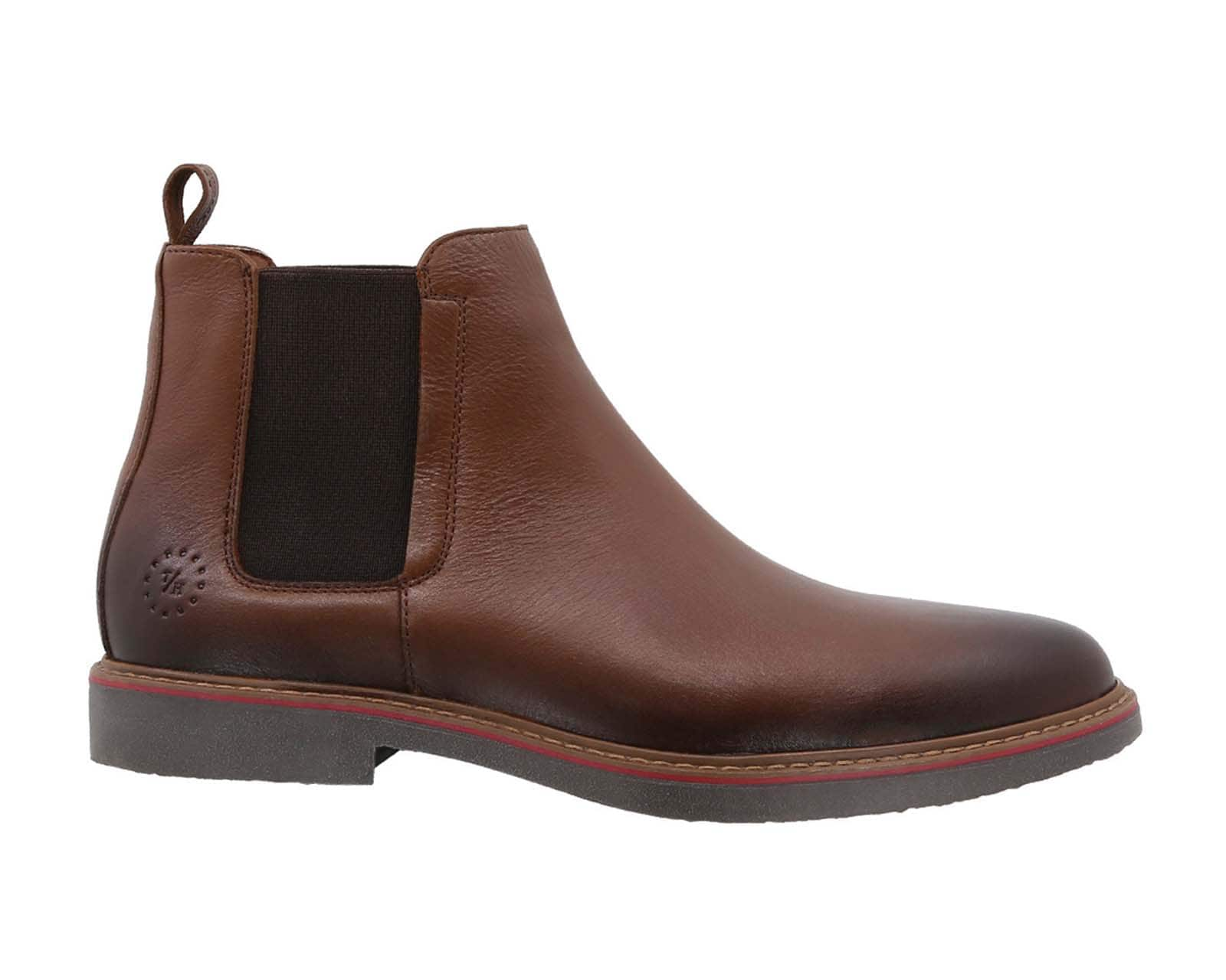 Botin Chelsea De Piel Triples Parma 36160 Cafe Para Hombre