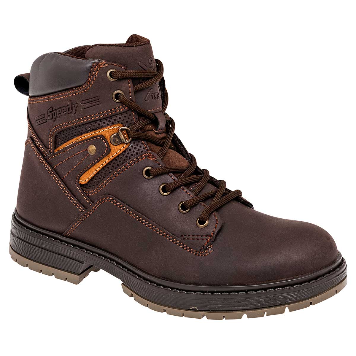 Foto 2 pulgar | Bota para Hombre Romanos Marrón 117242-1