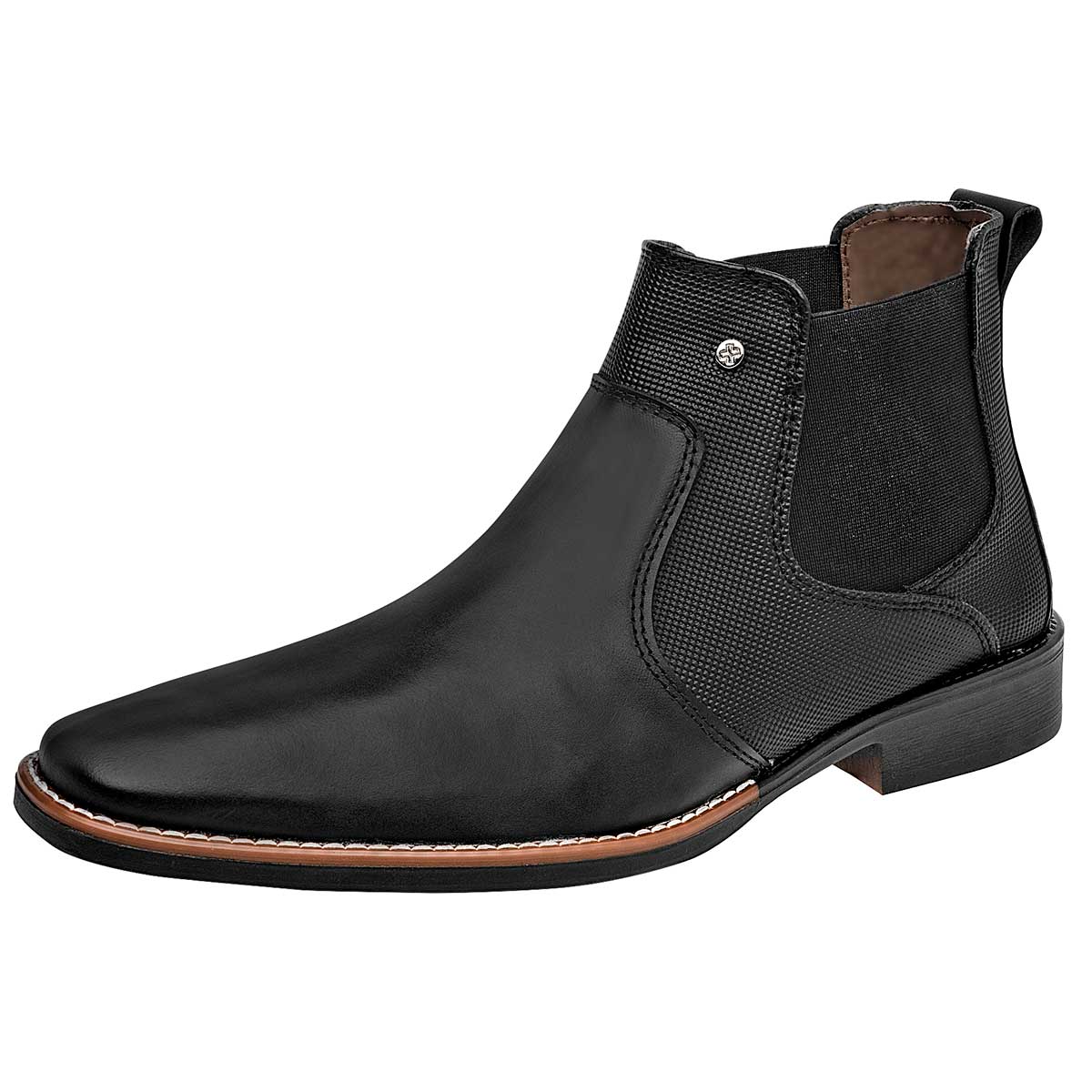 Foto 2 pulgar | Botín Lugo Conti Negro para Hombre