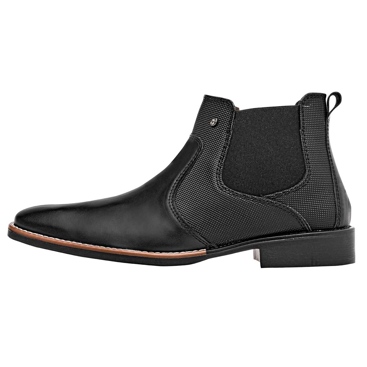 Foto 4 pulgar | Botín Lugo Conti Negro para Hombre