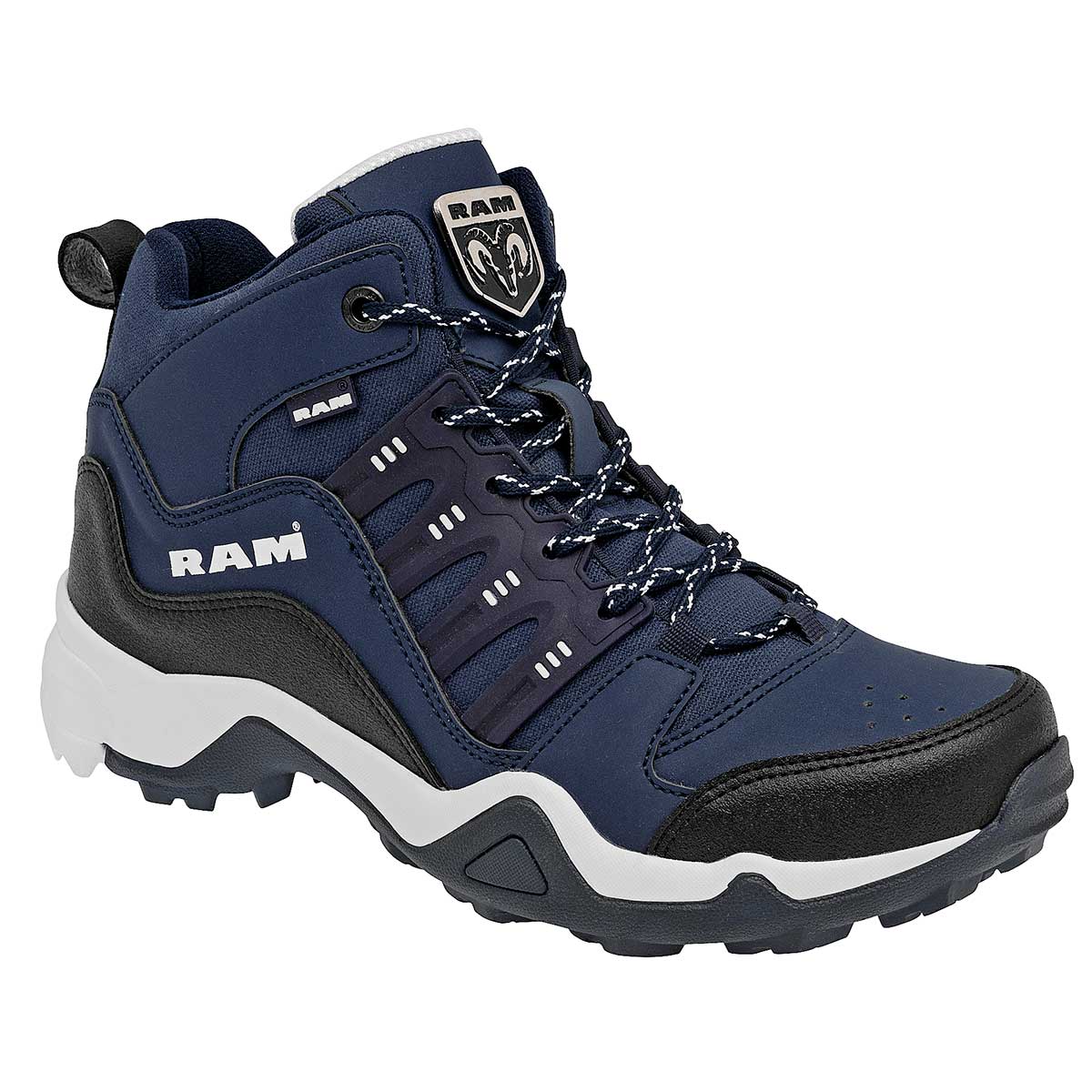 Ram Zapato Para Hacer Hiking Para Hombre Marino Negro, Código 104959-1