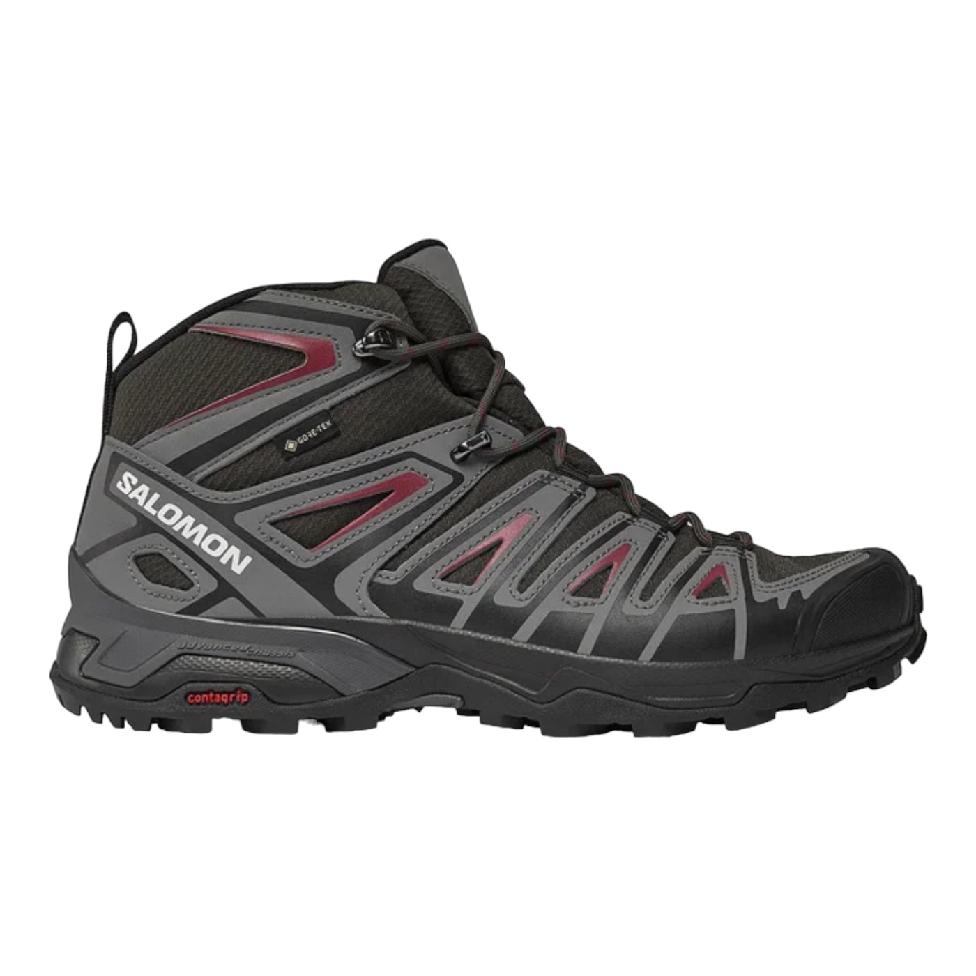 Foto 2 pulgar | Botas Salomon X Ultra Pionid Gtx Negras L47170400 para Hombre