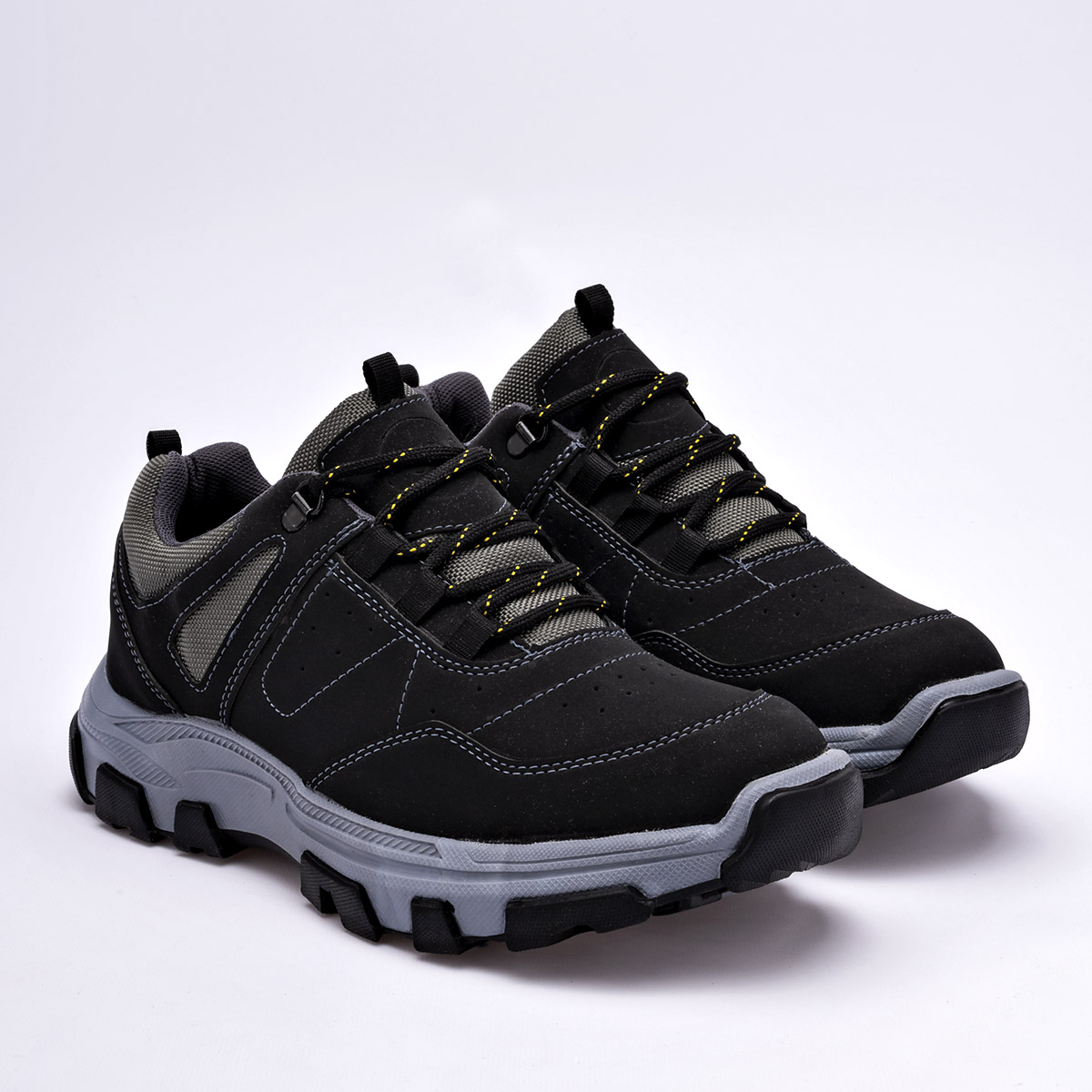 Foto 2 | Zapato de Hiking Ocre 109189-1 Negros para Hombre