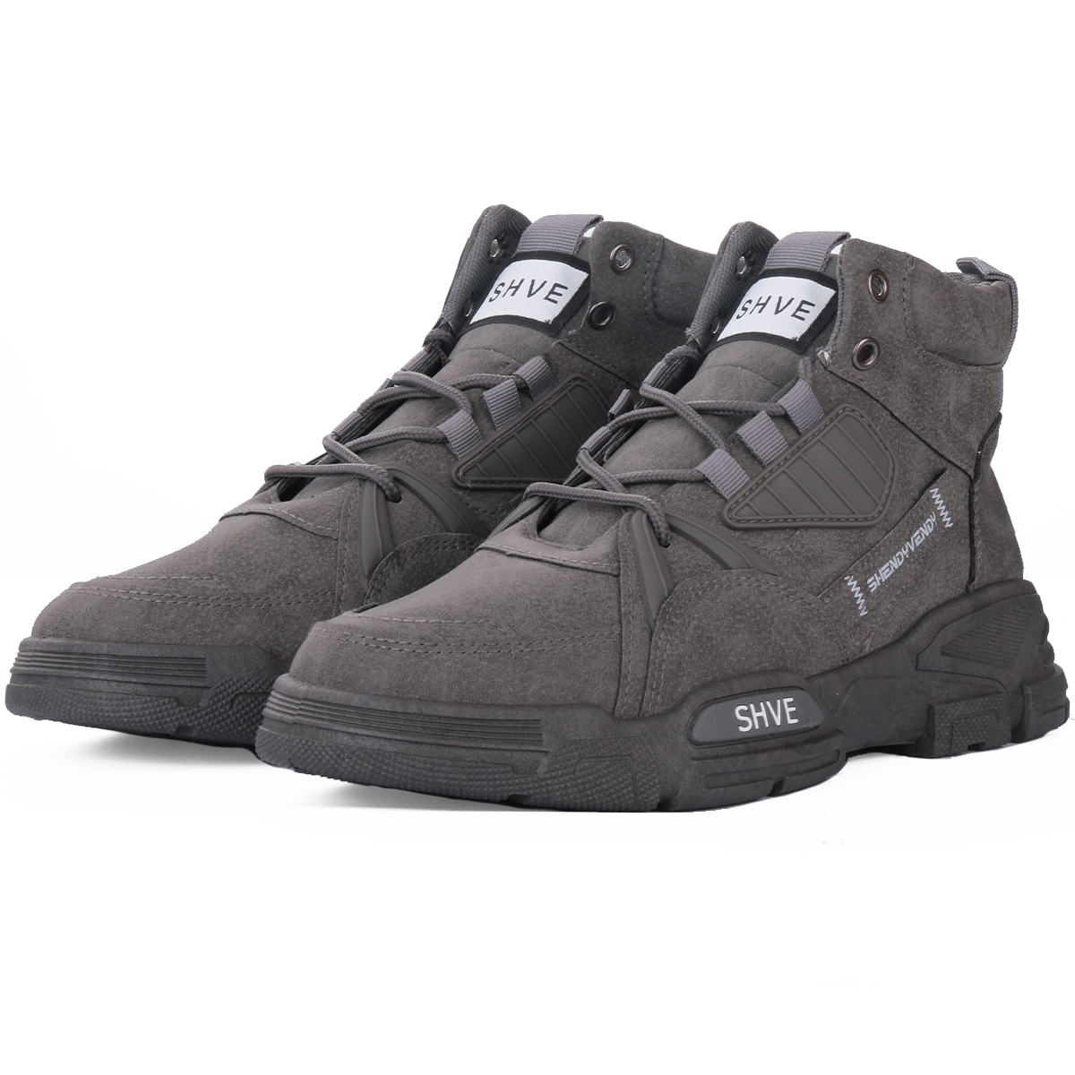 Botas Shendy Vendy Shuffle Mid Estilo Urbano Grises para Hombre $349