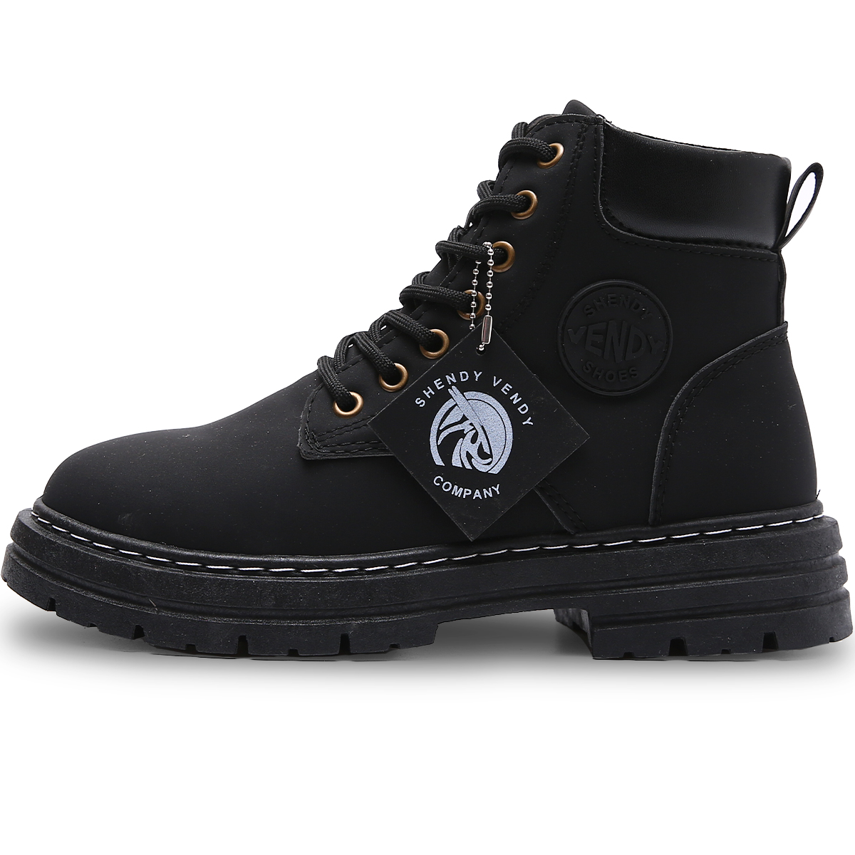 Foto 4 pulgar | Botines Shendy Vendy Negros para Hombre