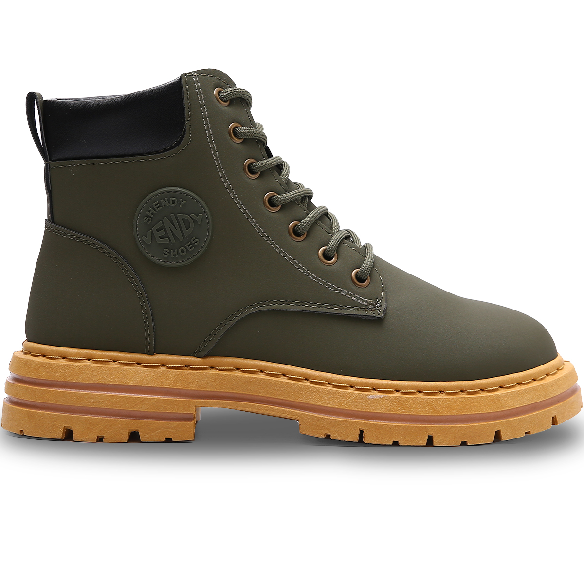 Foto 3 | Botines Shendy Vendy Verdes para Hombre