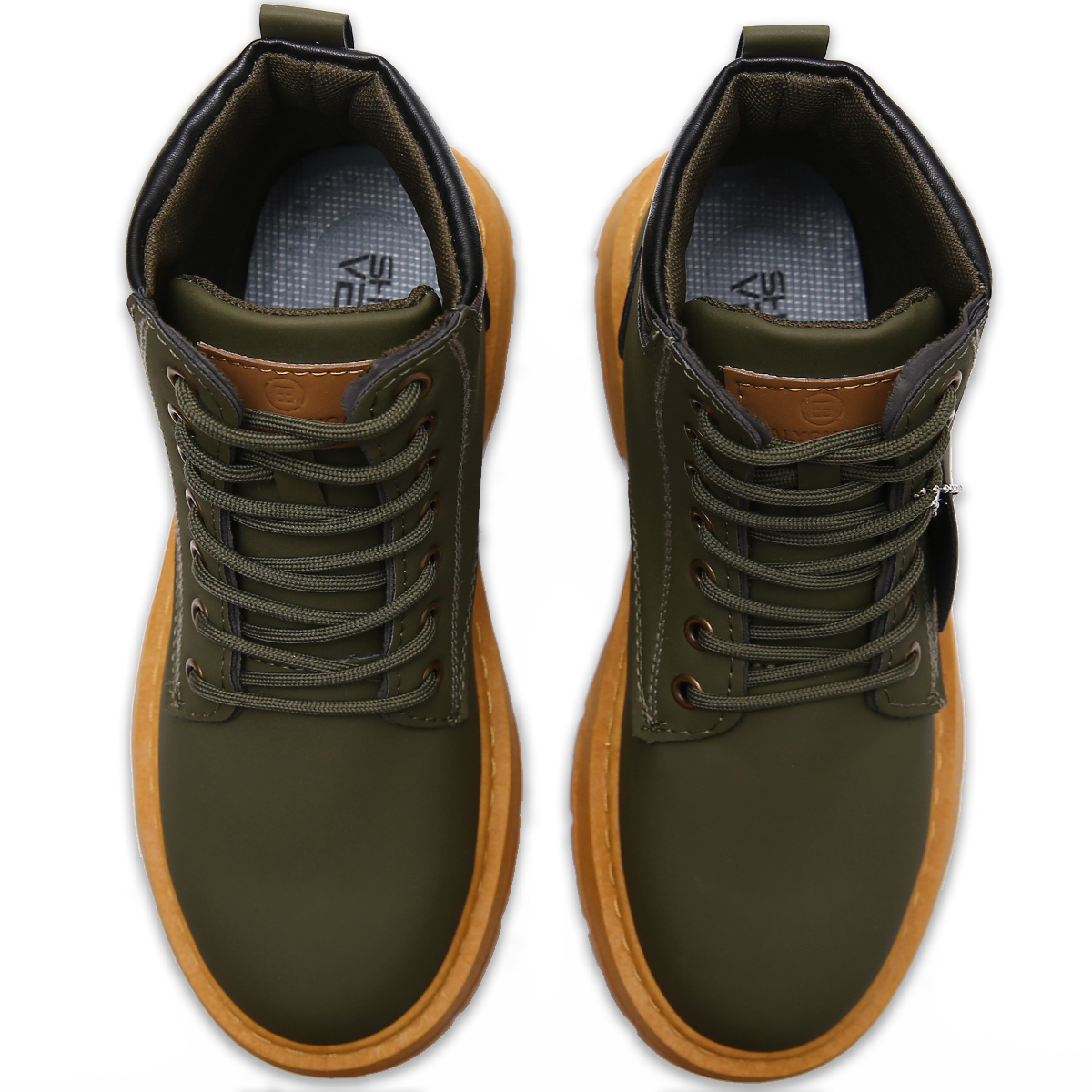 Foto 4 | Botines Shendy Vendy Verdes para Hombre