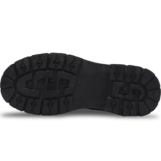 Foto 4 | Botas Vinil Piel de Uso Rudo Antideslizantes Negro para Hombre