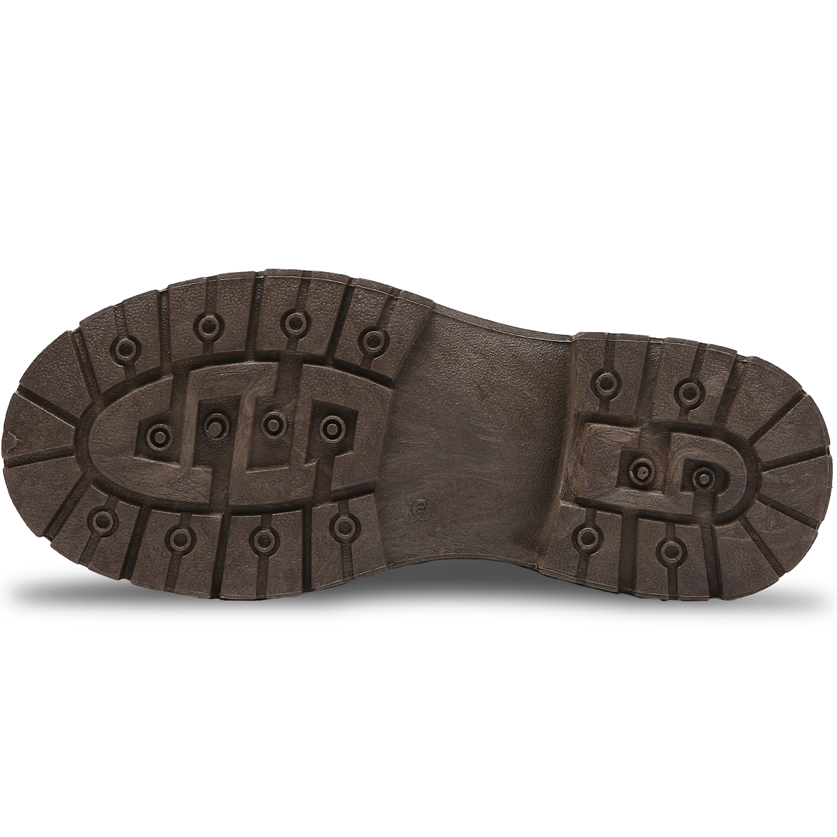 Foto 5 pulgar | Botas Vinil Piel De Uso Rudo Para Hombre Antideslizantesmarron Oscuro  Talla 9