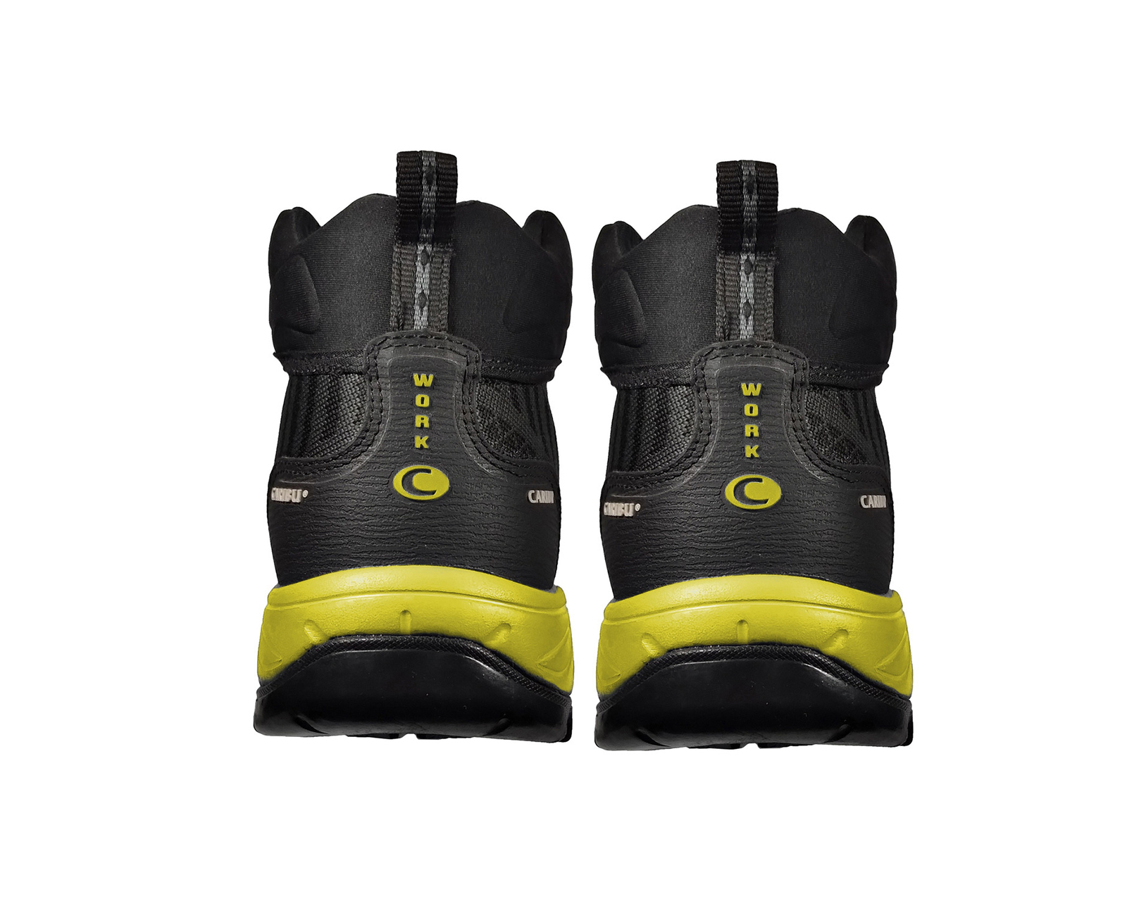 Foto 5 | Bota Caribú 340 Industrial con Casco Negro con Amarillo para Hombre