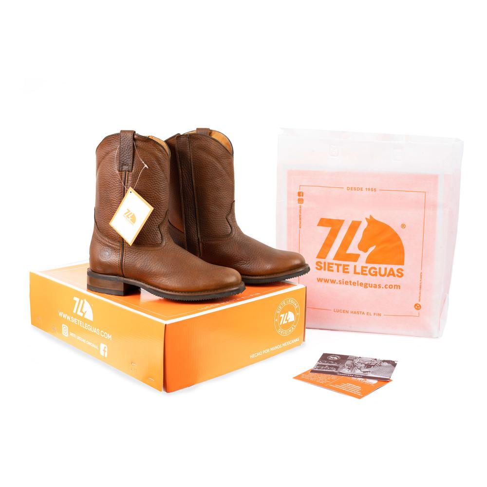 Foto 5 | Botas Siete Leguas Cafés para Hombre