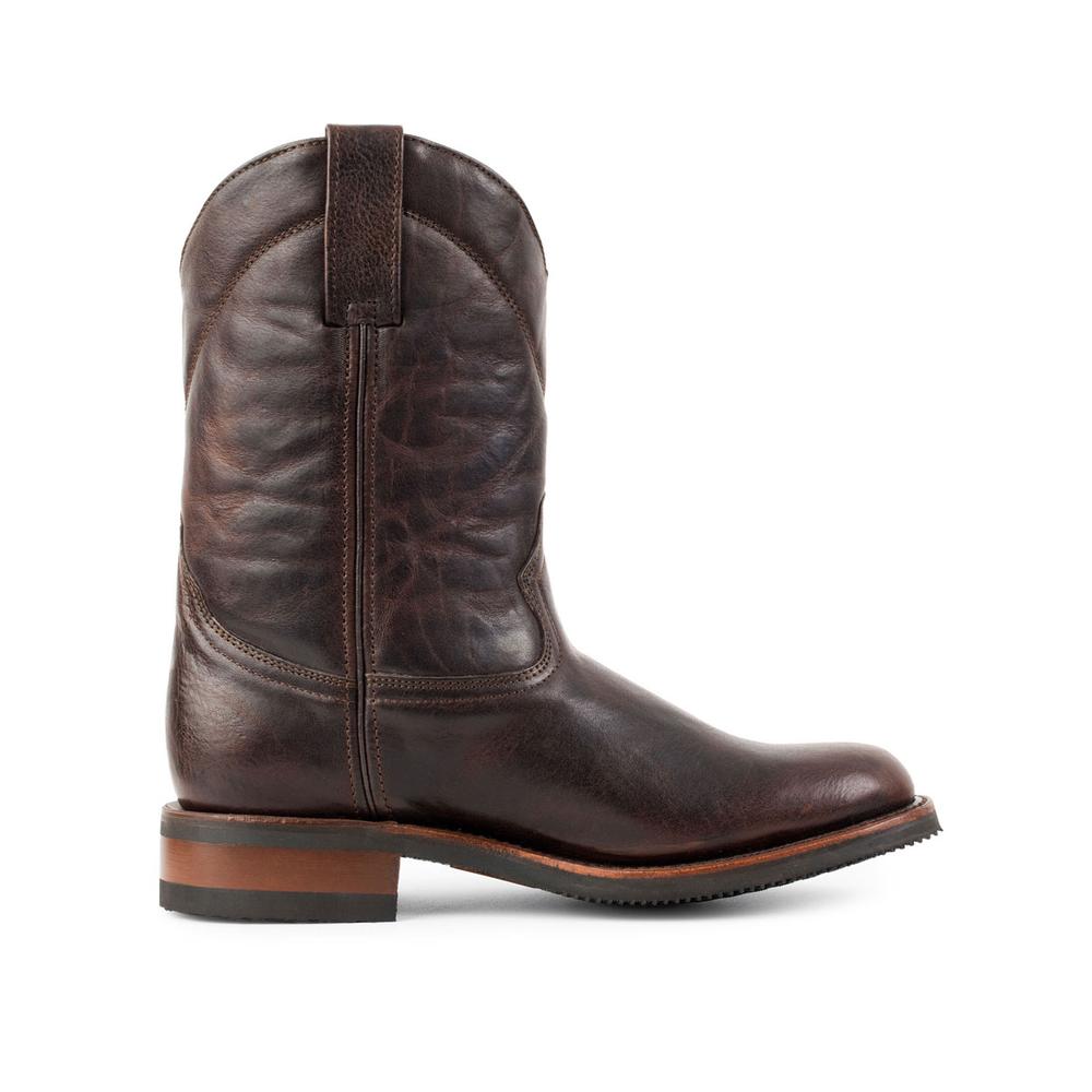 Foto 7 pulgar | Botas Roper de Piel Siete Leguas Marrón para Hombre
