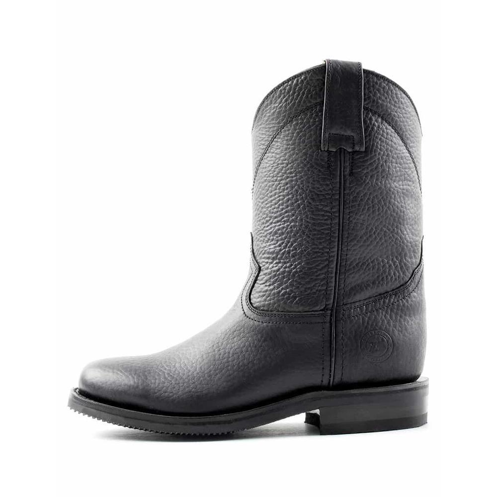 Foto 2 pulgar | Bota de Piel Siete Leguas Negra para Hombre