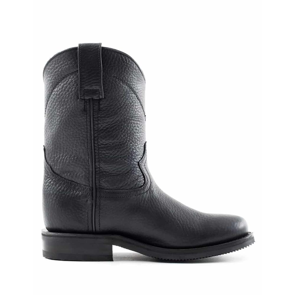 Foto 5 pulgar | Bota de Piel Siete Leguas Negra para Hombre