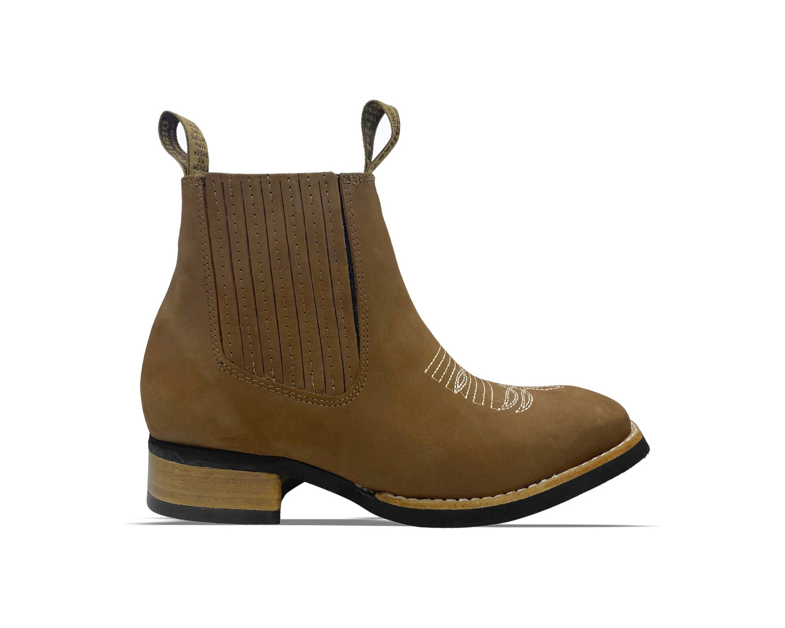 Botines de Piel Guerrero color Oro Trébol