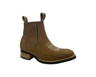 Foto 2 | Botines de Piel Guerrero color Oro Trébol