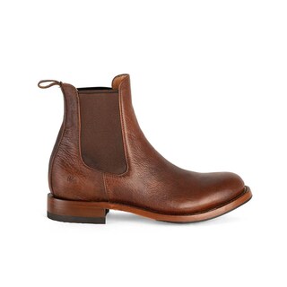 Foto 6 | Botín Chelsea de Piel Siete Leguas Marrón para Hombre