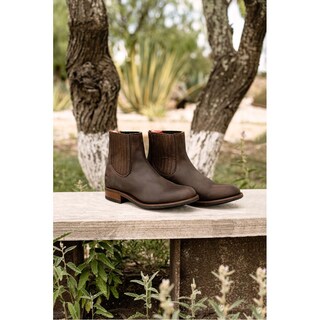Foto 2 | Botines Siete Leguas Cafés para Hombre