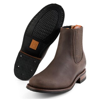 Foto 4 | Botines Siete Leguas Cafés para Hombre