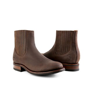 Foto 5 | Botines Siete Leguas Cafés para Hombre
