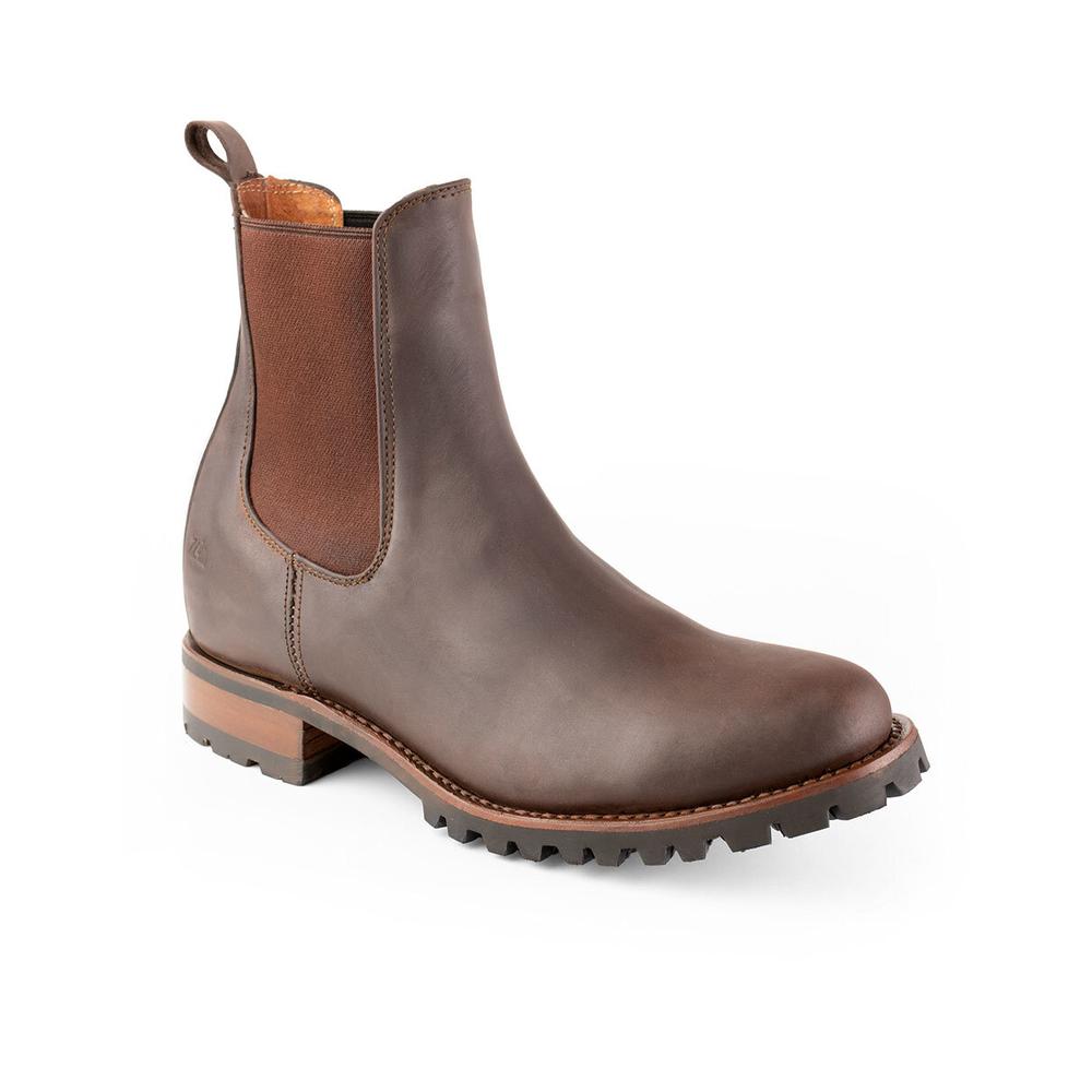 Botines Chelsea Siete Leguas Estilo 6206 Cafés