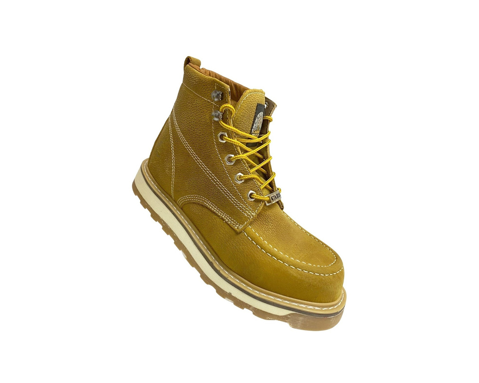 Foto 3 | Bota Casual Caballero Caribu Modelo 363 De Piel color Miel