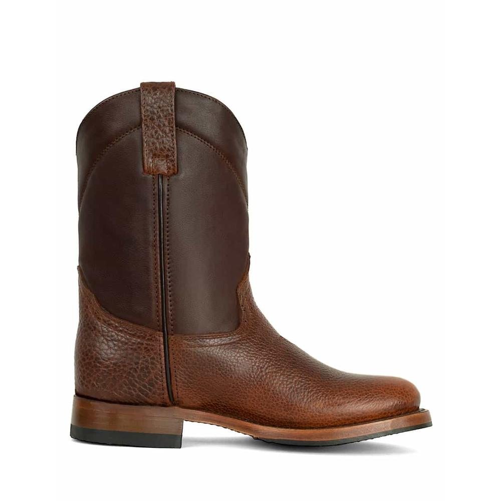 Foto 6 | Botas Roper De Piel De Bisonte Siete Leguas Con Suela Antiderrapante Para Hombre Naranja Oscuro