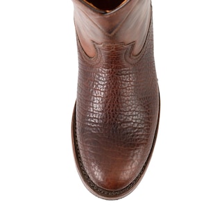 Foto 7 | Botas Roper De Piel De Bisonte Siete Leguas Con Suela Antiderrapante Para Hombre Chocolate