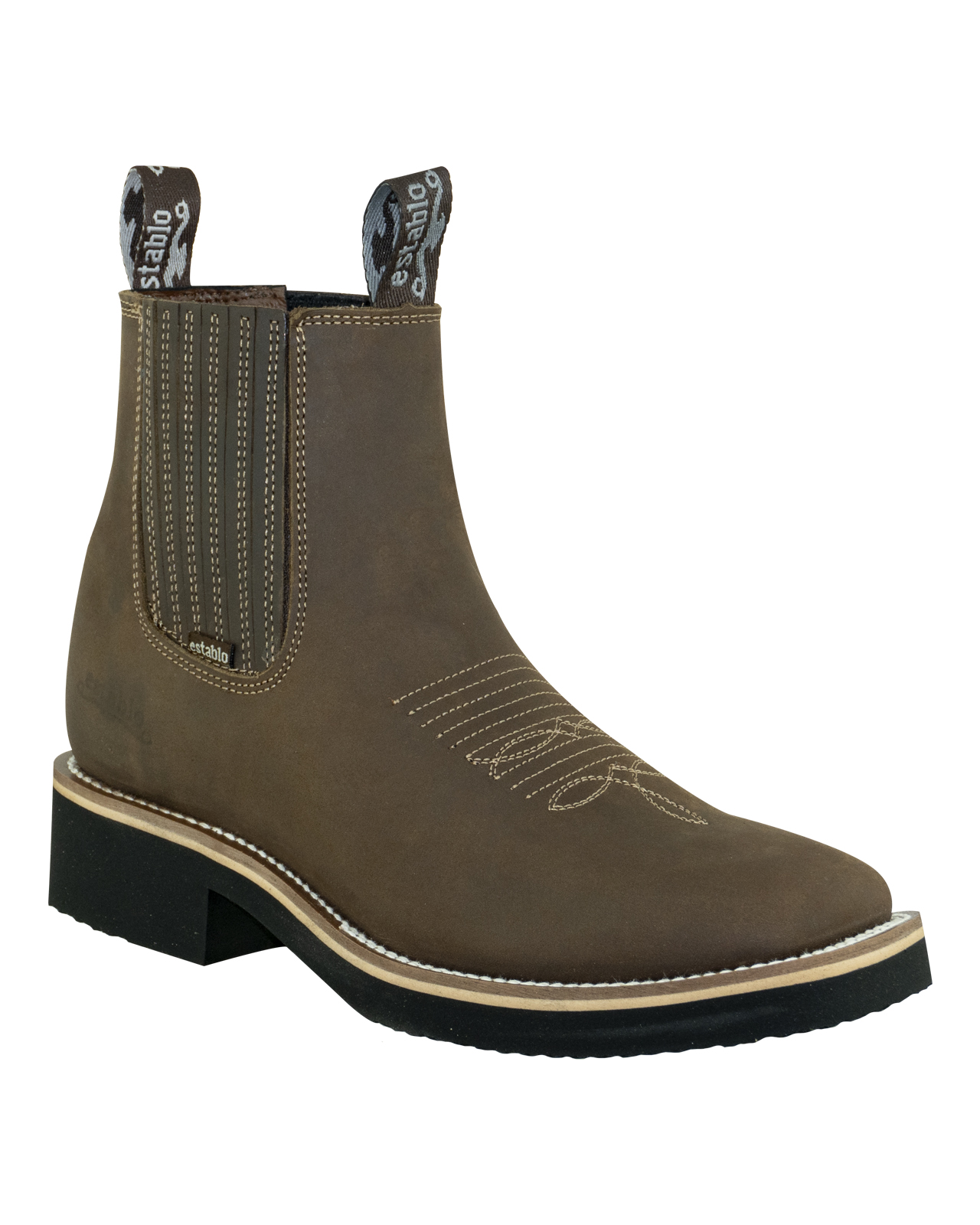 Botin Establo 982 Tan Crazy De Hombre