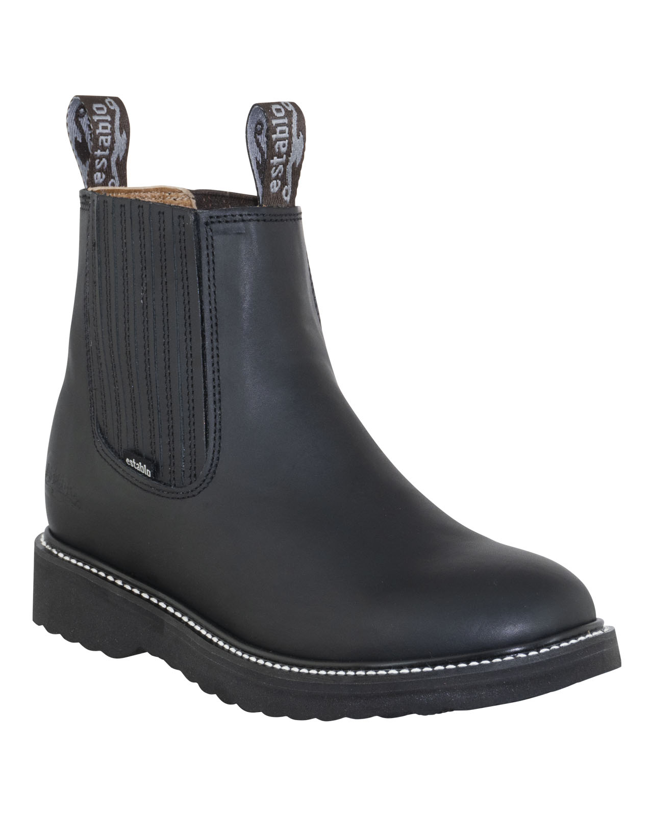 Botin Establo 501 Negro Grasso De Hombre