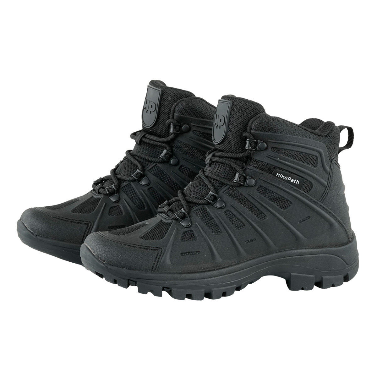 Botas De Senderismo Para Hombre Hikepath Hp-bo13 Negro De Caña Media