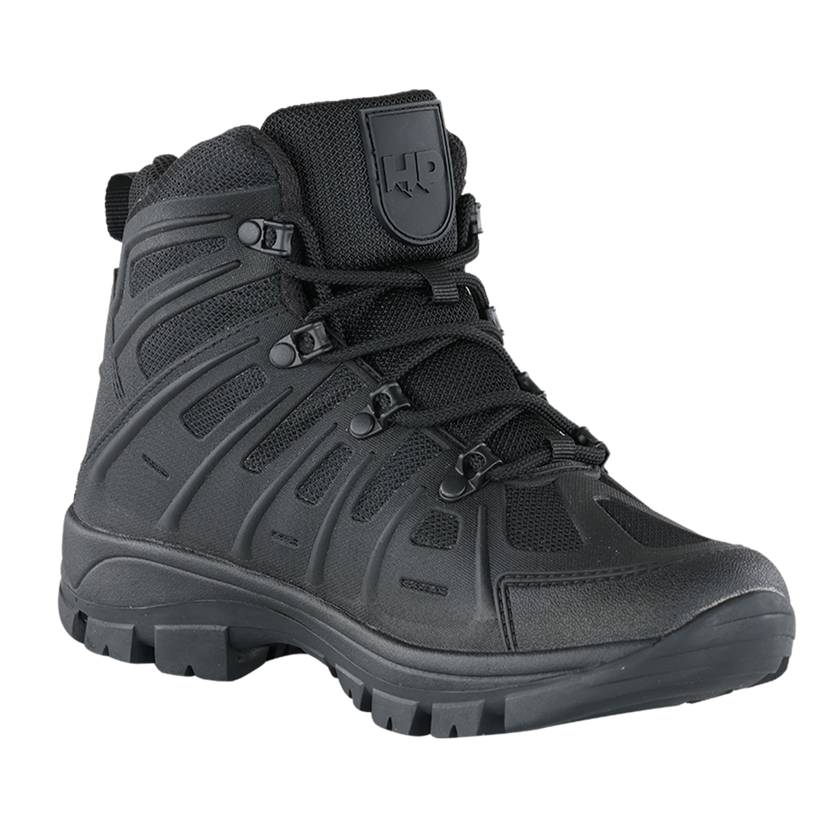 Foto 7 | Botas De Senderismo Para Hombre Hikepath Hp-bo13 Negro De Caña Media