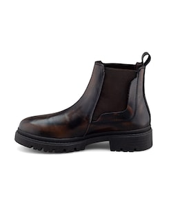 Foto 2 | Bota Chunky Chelsea En Piel Café Para Hombre Dasalo