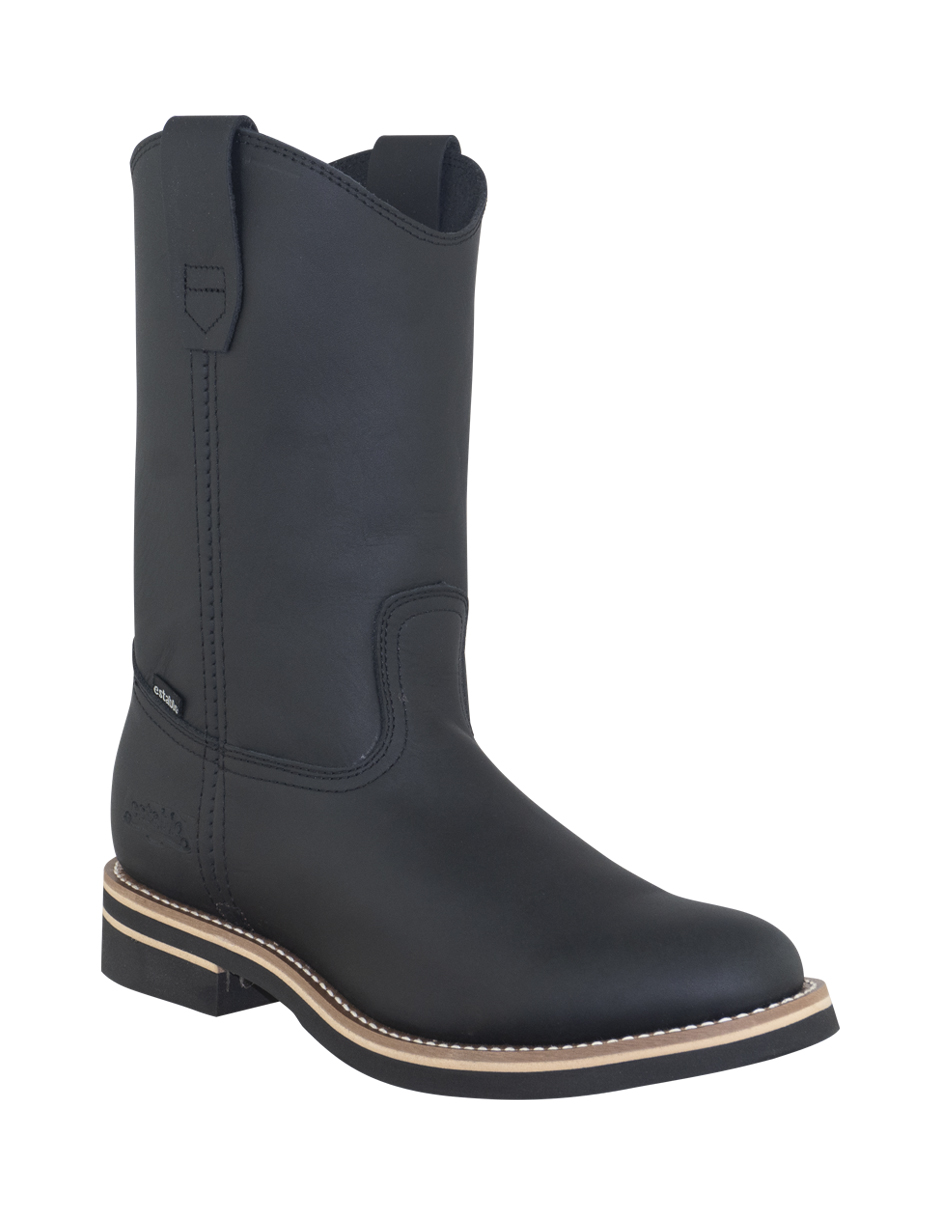 Bota Establo 592 Negro Grasso De Hombre